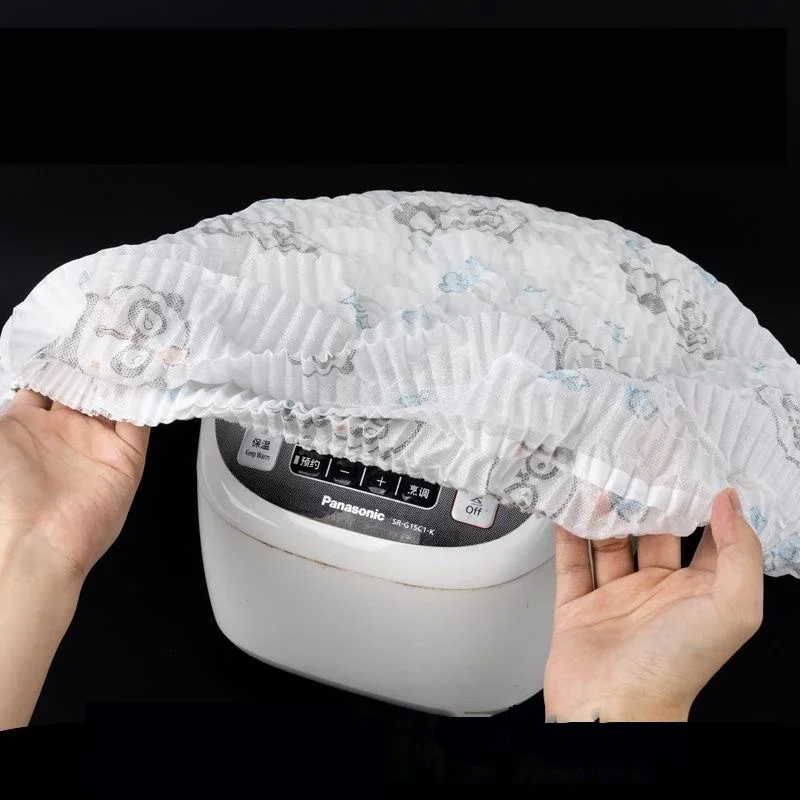 Disposable Household Appliances Dustproof Cover 10/20/30Pcs Cartoon Pattern Fan Rice Cooker Microwave Oven