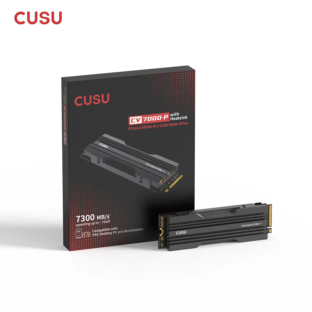 【PS5対応】CUSU CV7000 PCIe m.2 4TB　　新品未使用 Cusu CV7000-P PCIe Gen4x4 NVMe M.2 SSD 1tb 2tb 4tb Disco rígido