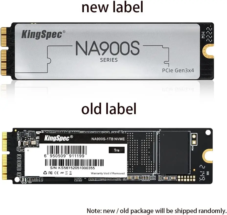 Kingspec 256GB 512GB 1TB SSD PCIE nvme celistvý stav tělesa pohon pro macbook pro A1502 1398 macbook vzduch A1465 1466 imac A1418 1419 pohon