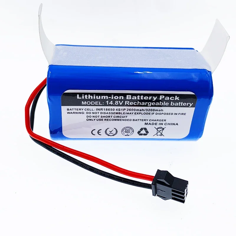 

Li-ion Battery For Conga Excellence 950 990 1090 1790 1990 Deebot N79S N79 DN622 Eufy Robovac 11S 12 X500 14.8V/14.4V 2600mAh