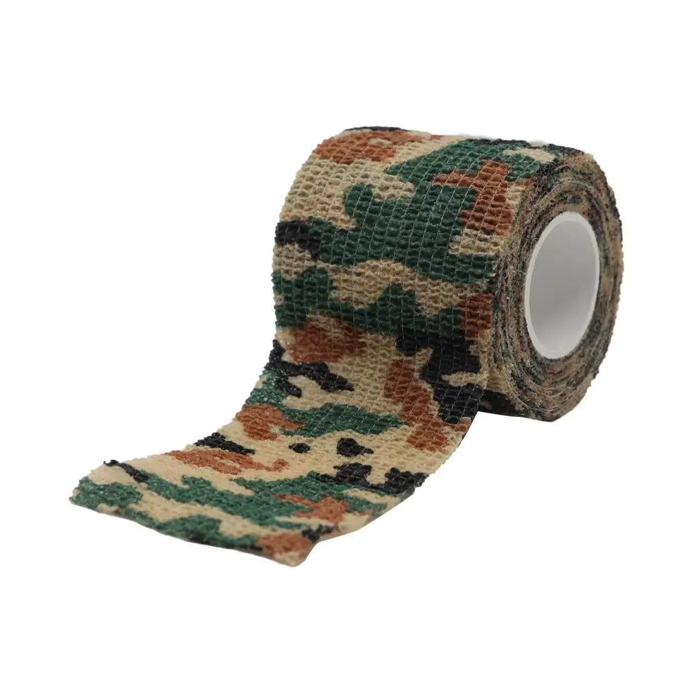 Camouflage Tape Elastic Wrap Tape Hunt Disguise Elastoplast Self Adhesive Rifles Shotgun Camo Wrap Camouflage Military Tape