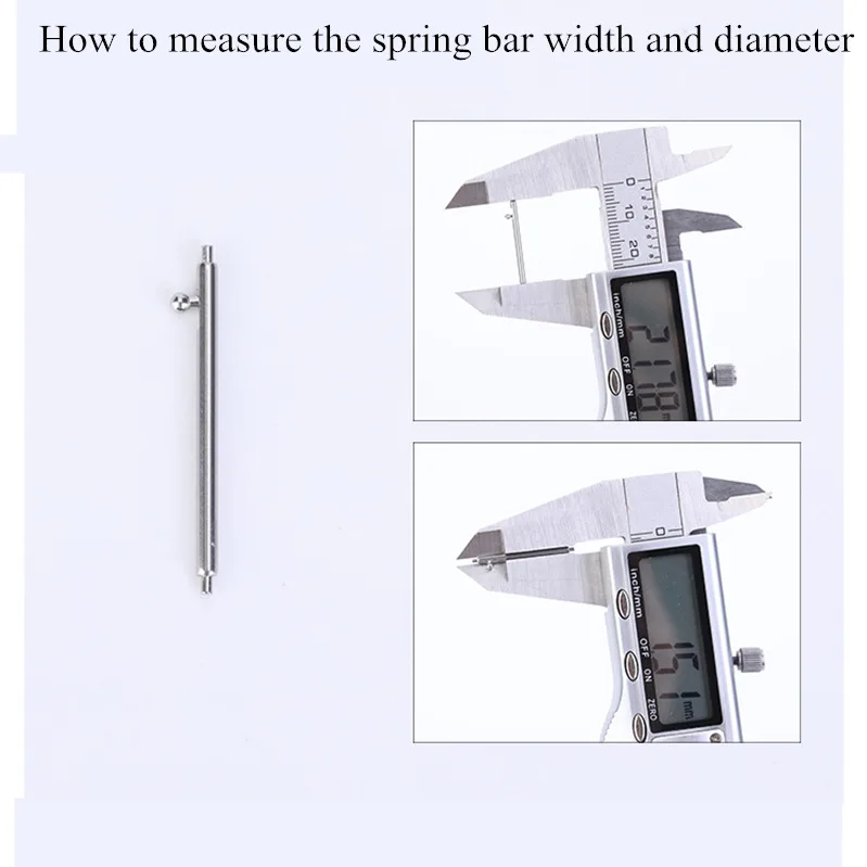 Stainless Steel Quick Release Watch Band Pins - 20 Pack, 1.5mm Diameter