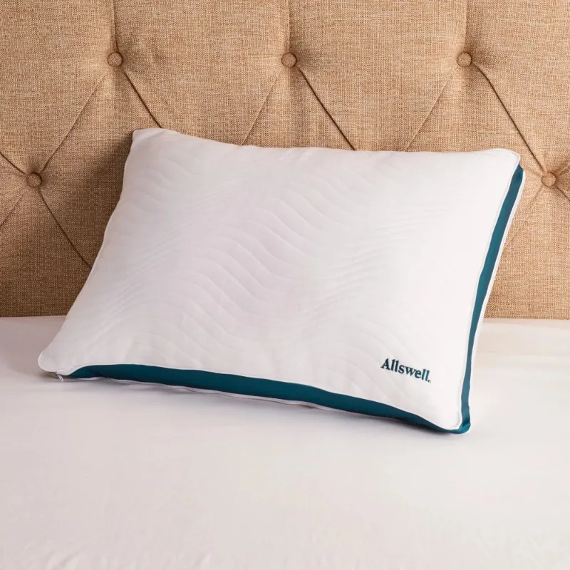 

Allswell Adjustable Cloud Memory Foam and Gel Fiber Pillow Standard/Queen throw pillows gaming chair