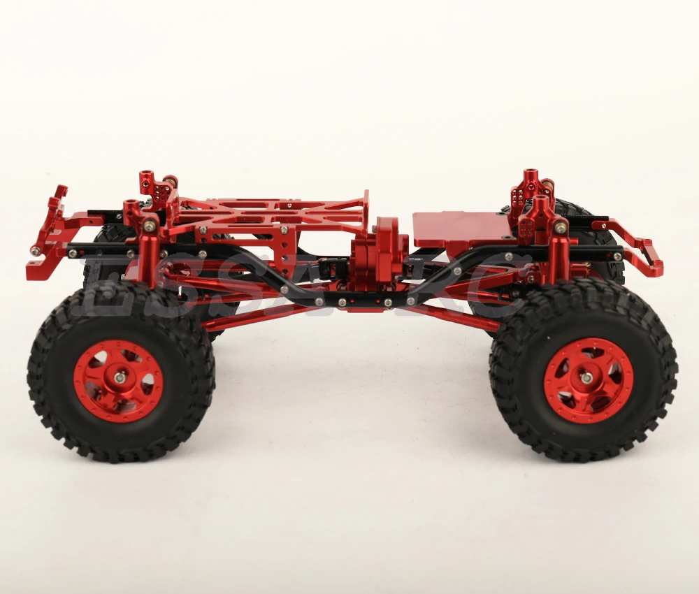 Axial SCX24 AXI00002 Wrangler Mini Model Car 1/24 RC Remote Control Climbing Car Off-road Car Metal Frame with Axles Wheel Hub 3