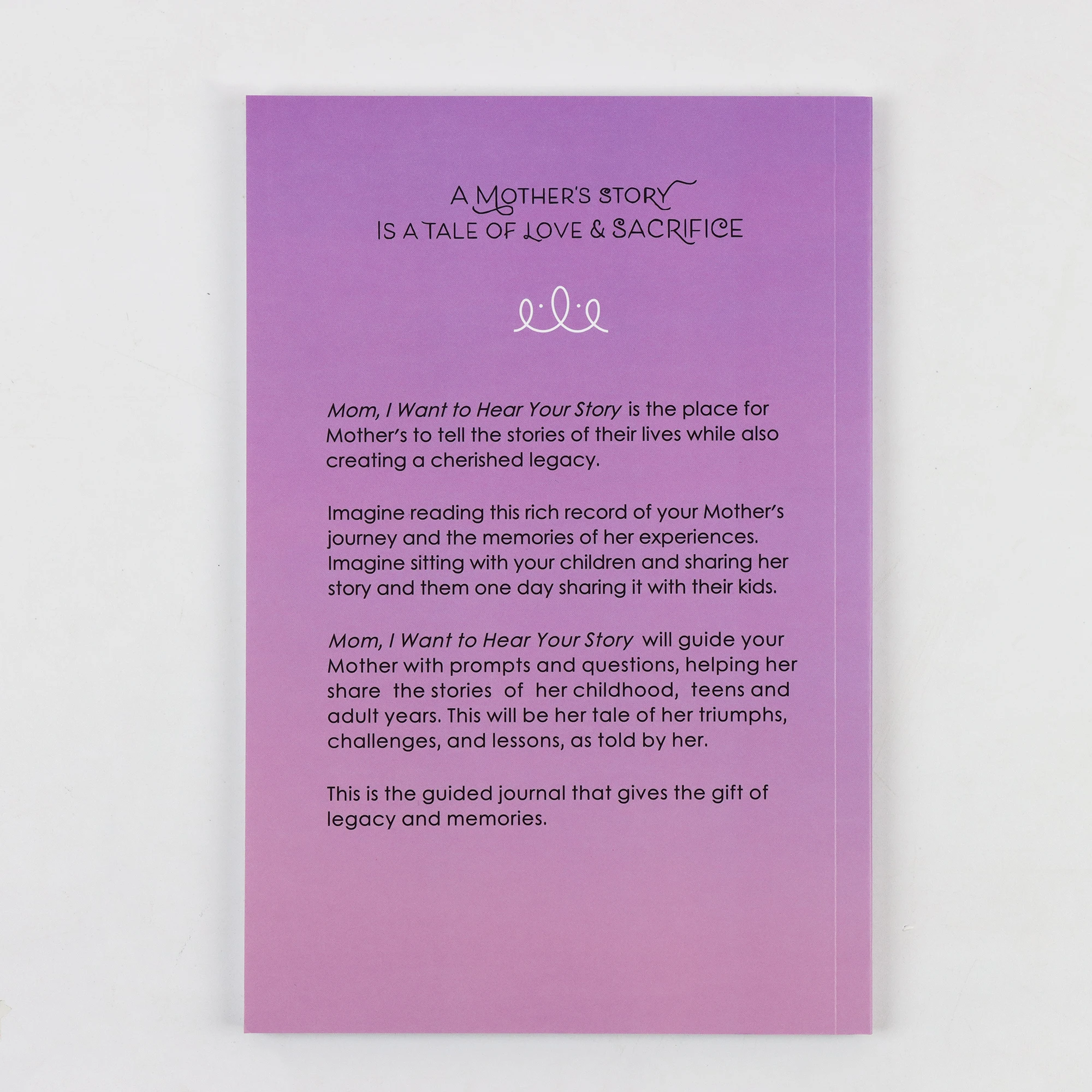 Parent-child guidance emotional diary Mom Tell me your life story perfect Mother's Day and Christmas gift paper cover memor