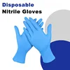 50/100PCS Blue Nitrile Gloves Disposable Waterproof Durable Nitrile Gloves Tattoos Nails Pets Bathing Home Cleaning Tools 3