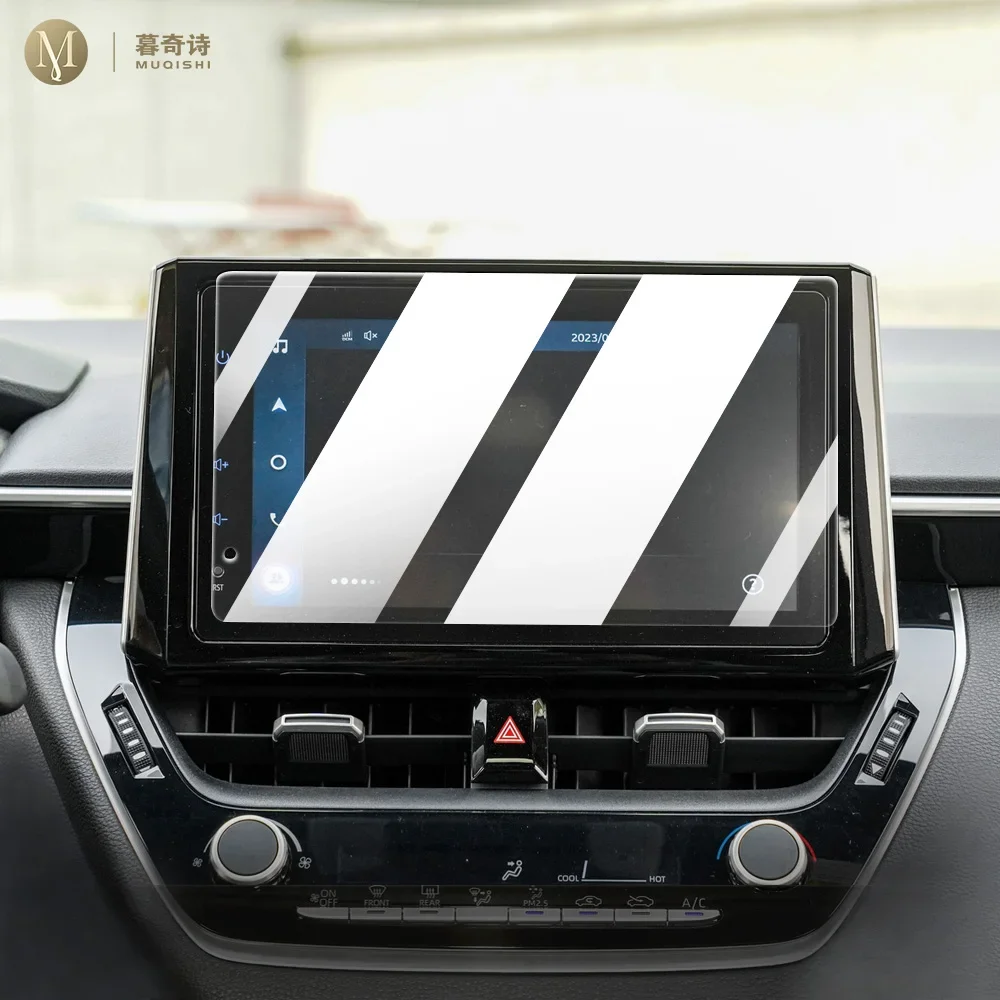 

Для Toyota Levin 2022-2024 Автомобильная интерьерная консоль радио ЖК-дисплей экран Защита от царапин Закаленное стекло Защита от синего света