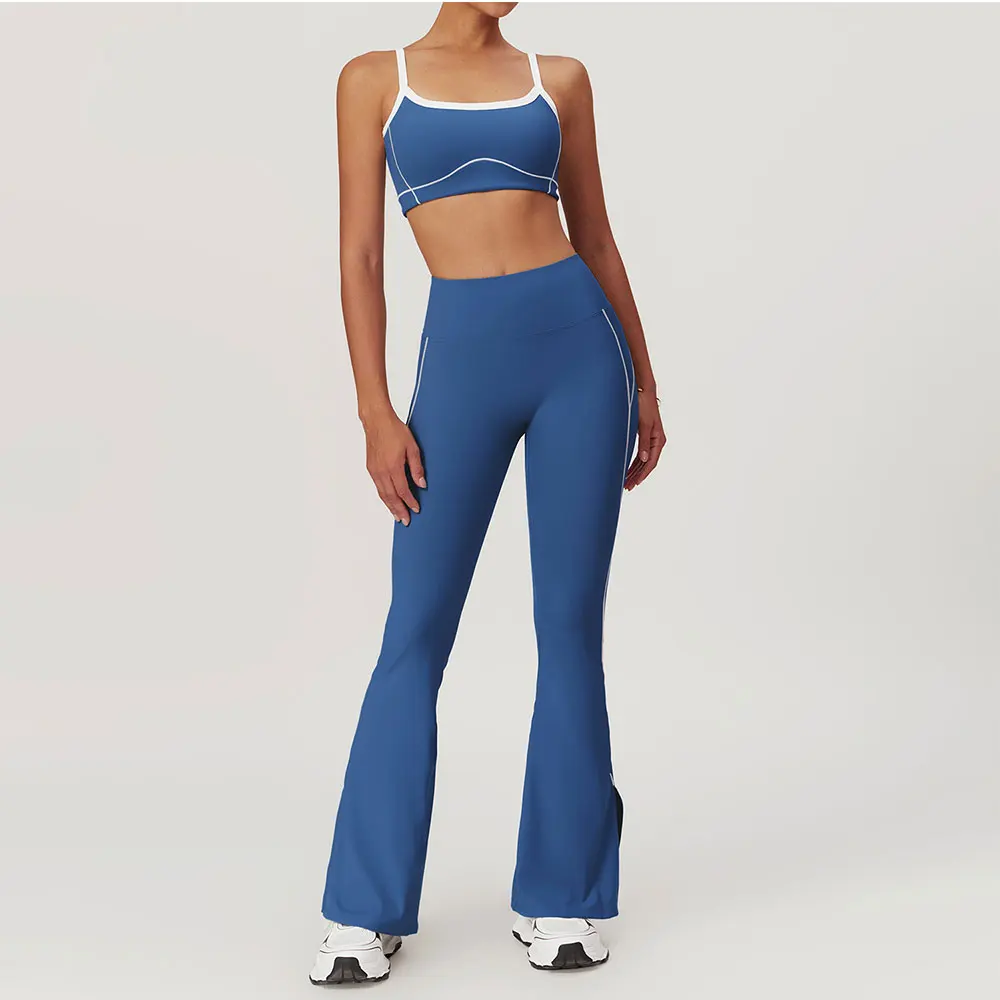 Yoga Set Women 2PCS Workout Set Sportswear Gym Clothing Push Up Fitness Bra High Waist Leggings Sports Suits sports bra set gym workout set yoga pants set yoga set fitness set sportswear set sports set