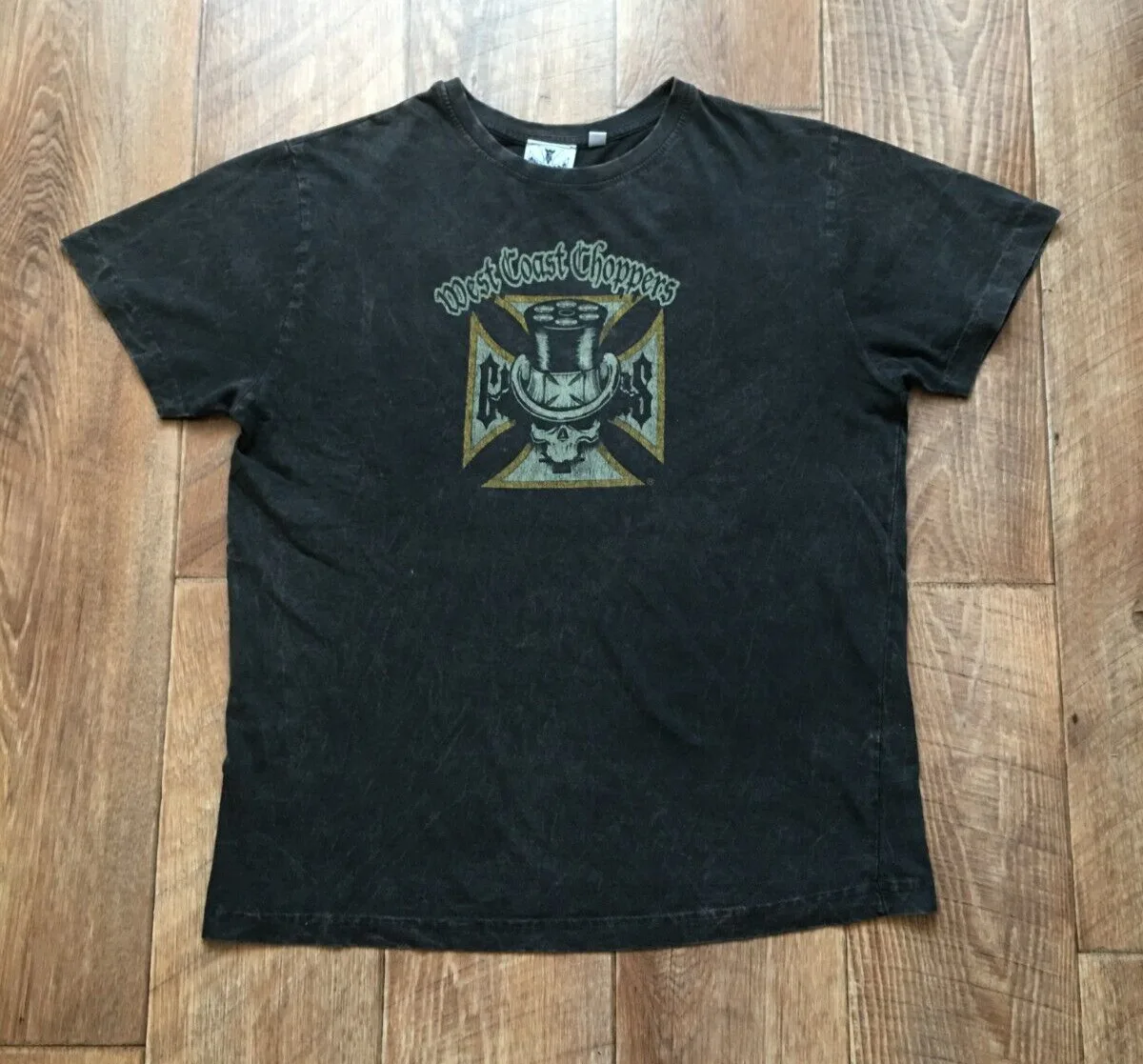 Винтажная двухсторонняя Мужская футболка Vtg для мотоциклистов West Coast, размер M