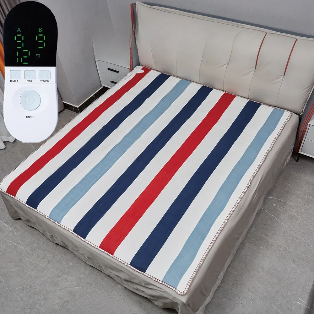 

Роскошное электрическое одеяло с двойным контролем и регулировкой температуры для домашнего использования-единое/двойное Европейское и американское размеры