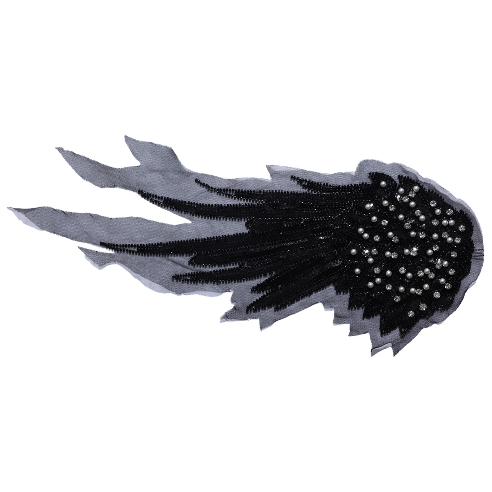 1 쌍 절묘한 수제 스팽글 페르시 어깨 패드 라인 석 가짜 진주 유니폼 Epaulets 빛나는 어깨 랩 Epaulettes