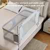 Baby Bedside Bassinet Foldable Bed Side Baby Bassinet Portable Crib Breathable and Visible Mesh Window Soft Washable Liner Cover 5