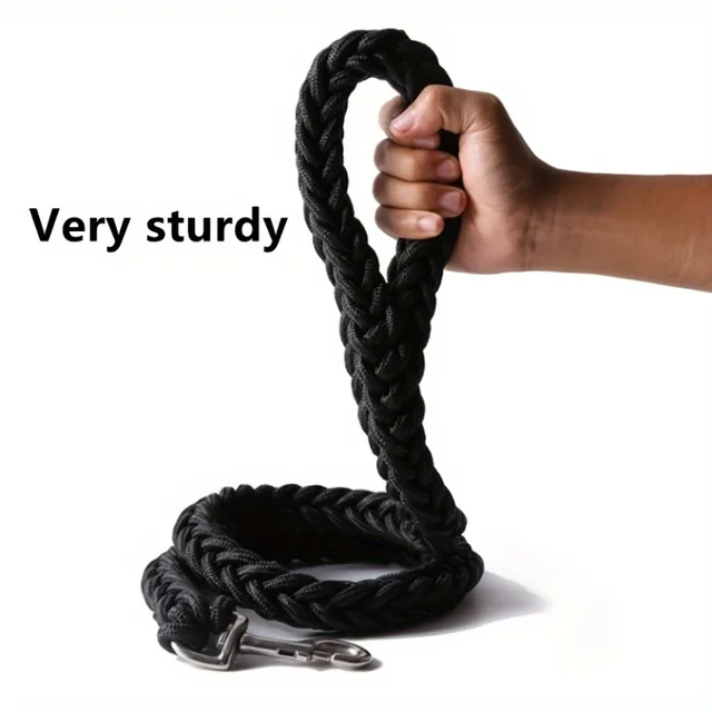 Dog leash for effective training and comfortable walking, strong and durable braid, suitable for large dogs, dog training leash Dog leash for effective training and comfortable walking, strong and durable braid, suitable for large dogs, dog training leash
