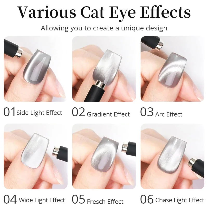 Silicone Magnet Stick Wand For 3D Magnetic Cat Eye Gel Strong magnetic effect Magic Nail Art Manicure Tools