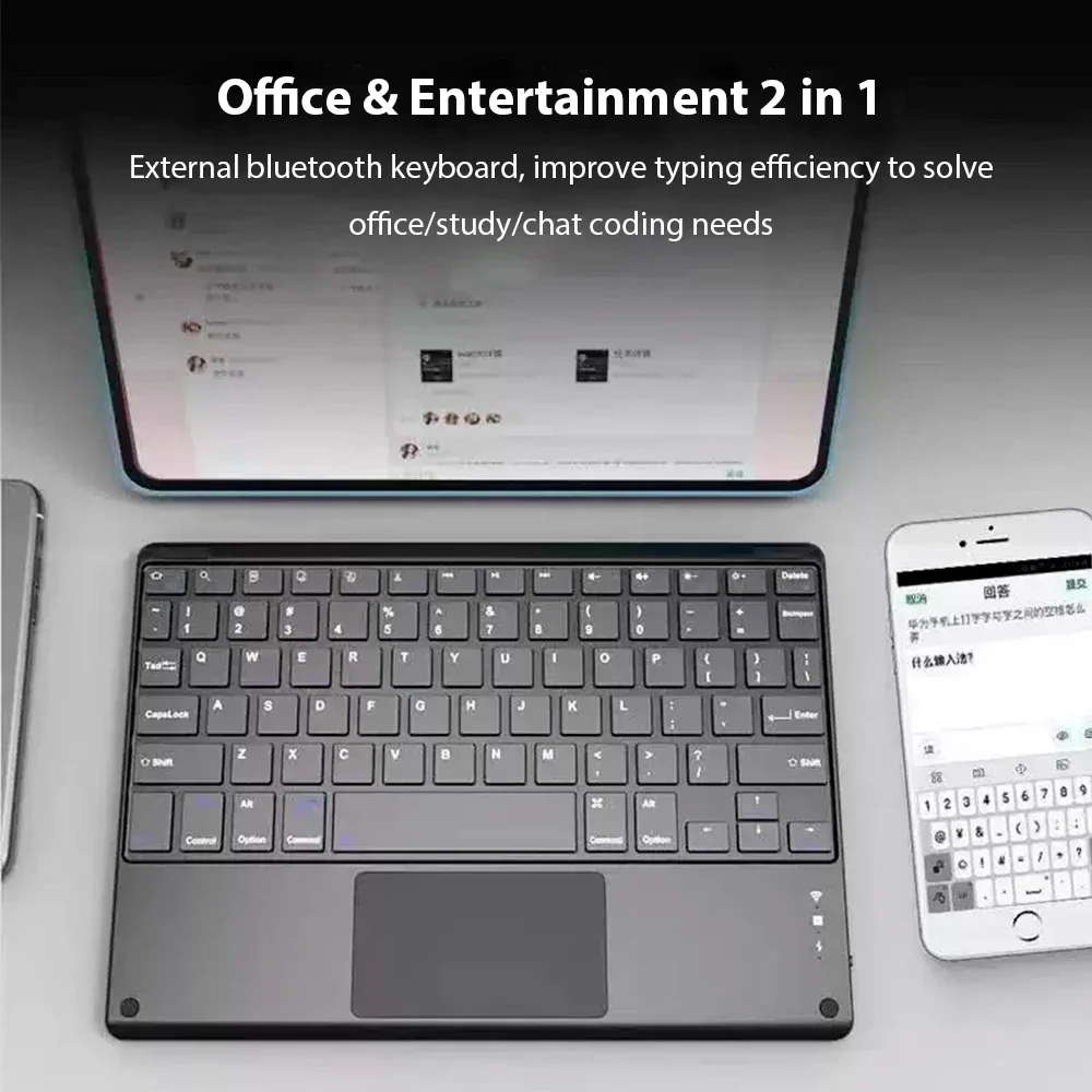 Bluetooth Wireless Keyboard General Android IOS Windows Keyboard and Mouse Extra Long Standby IPad 11th 10 Inch Tablet