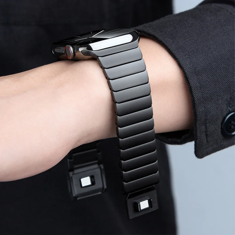 Apple Watch用チタンリンクブレスレット,ウルトラ2,49mm