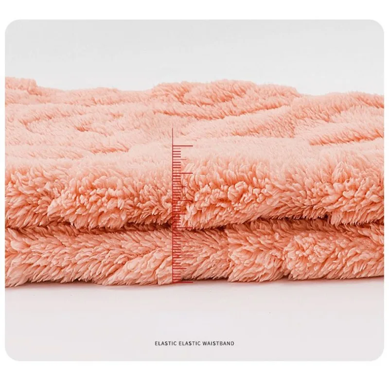2024 New Women Coral Velvet Pajamas Female Winter Plus Velvet Pad Flannel Household Clothes Cartoon Warm Pullover Suit Sleepwear