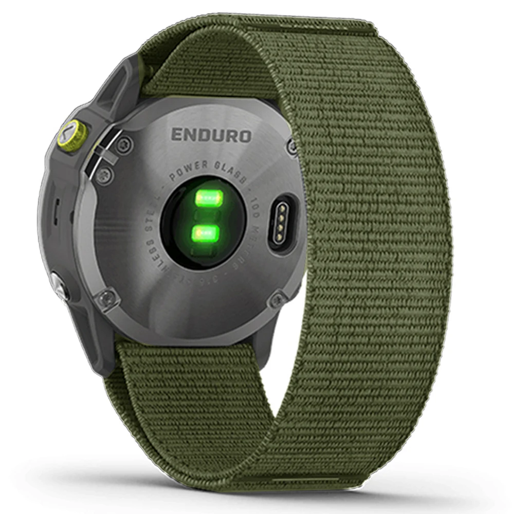 Elastic Nylon Hook and Loop Strap - E Bracelet Watchband