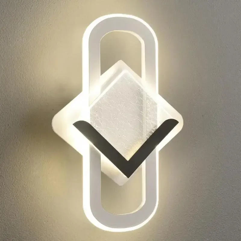 LED Wall Light Simple Modern Nordic Creative Bedroom Bedside Entrance Lighting Hall Sofa Corridor Stairs Hotel Home Decorations