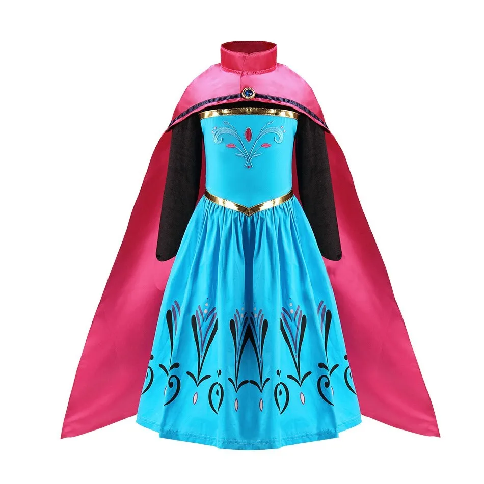 Girl Elsa Dress Children Cinderella Anna Haloween Costume Kids Party Princess Dress Encanto Mirabel Birthday Clothes 3-10 Years