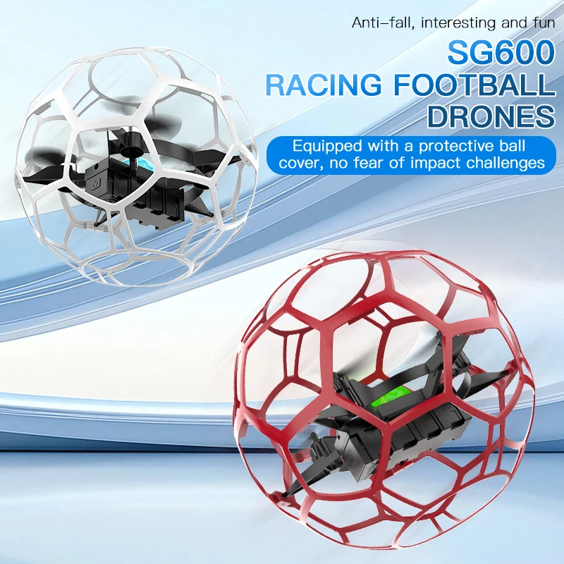 SG600 MAX 2.4G RC Racing Football Drone 3D Protezione completa Pressione Altitudine Brushless Telecomando Quadcopter per bambini adulti - immagine 2