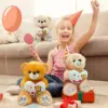 Hugging love plush bear toy, cute soft plush pillow, wedding scene companion gift, event party game props, holiday gift 3