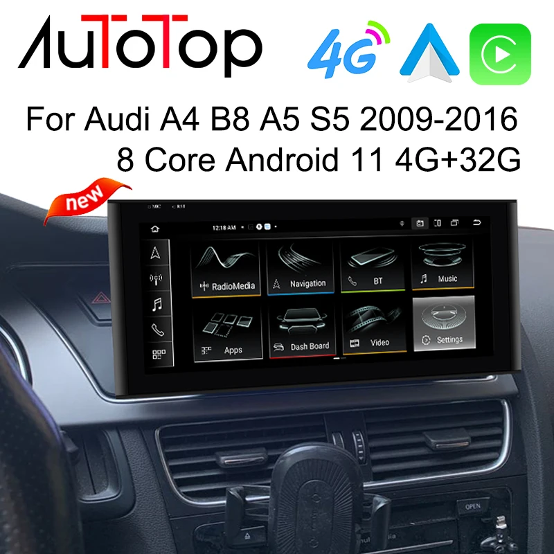 Autotop new design 10 25 android 11 car multimedia player gps navi for