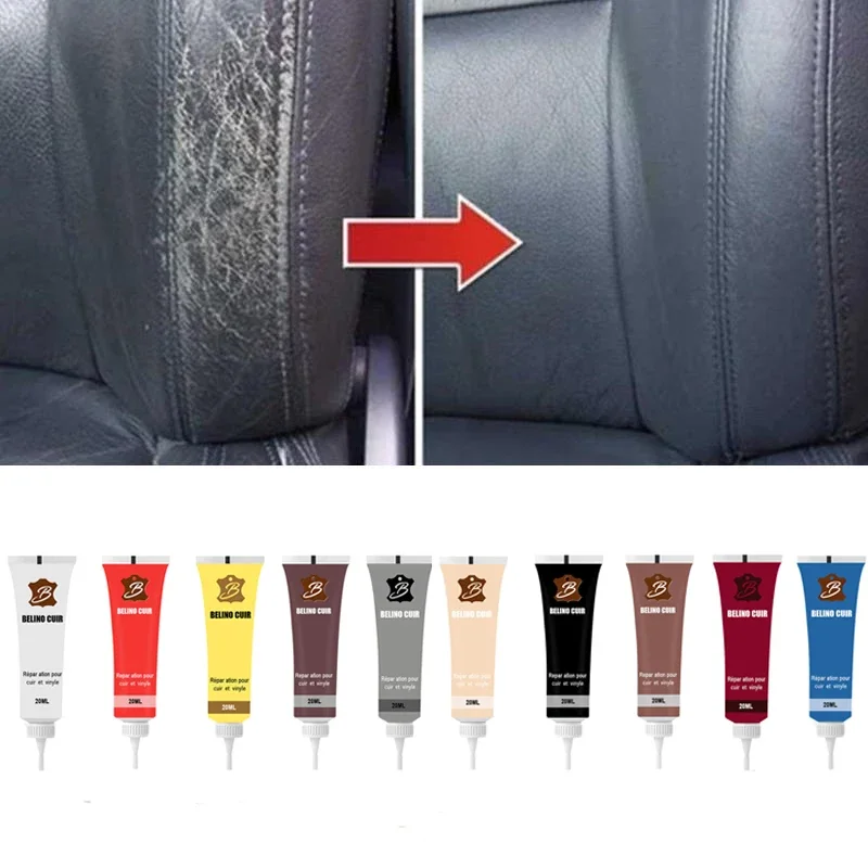 Leather repair gel 20ml for sofa boots home car auto seat