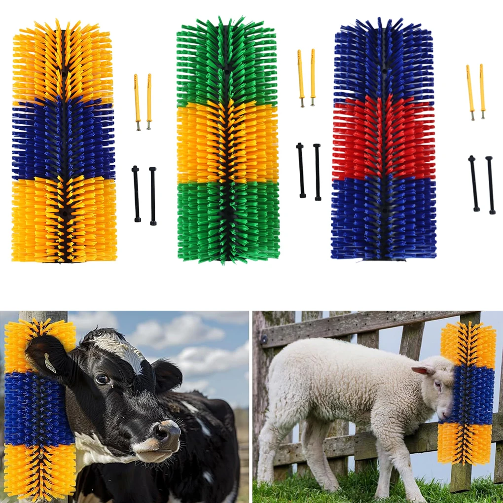 Farm Cow Horse Body Brush Scratching Tool Rotating Rod Roller Cleaning Brush Agricultural Horse Cattle And Sheep Anti-Itch Tool Farm Cow Horse Body Brush Scratching Tool Rotating Rod Roller Cleaning Brush Agricultural Horse Cattle And Sheep Anti-Itch Tool