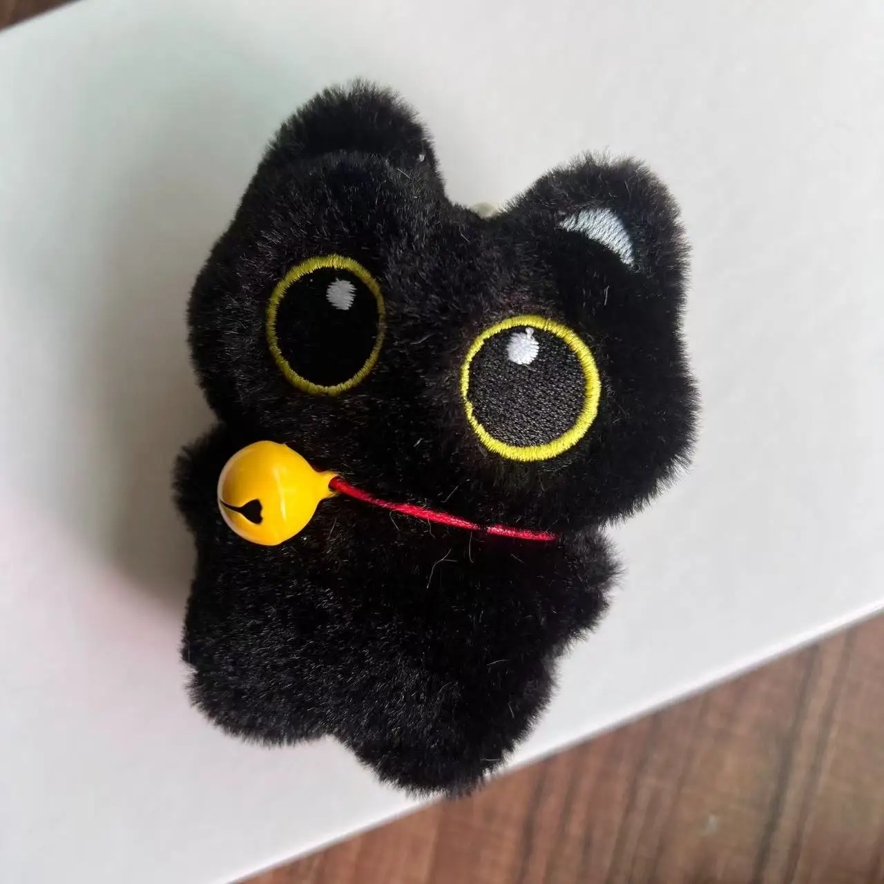 10cm Cute Black Cat Plush Toy Doll Small Pendant Cuddly Pillow Cushion For Boy Girl Birthday Gifts