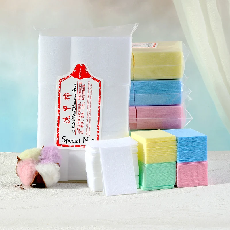 PINPAI Lint Free Gel Nail Cleaning Cotton Wipes Towel Remover For Nails Clean Tools Manicure Gel Nail