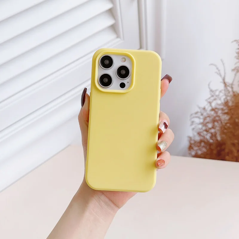 Vibrant Silicone Shockproof Phone Case - Soft Matte Finish