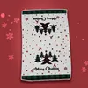 5-pack oblique month three-star Christmas towel, quick drying, absorbent, no fading, no shedding of hair, no shedding of fluff, 5