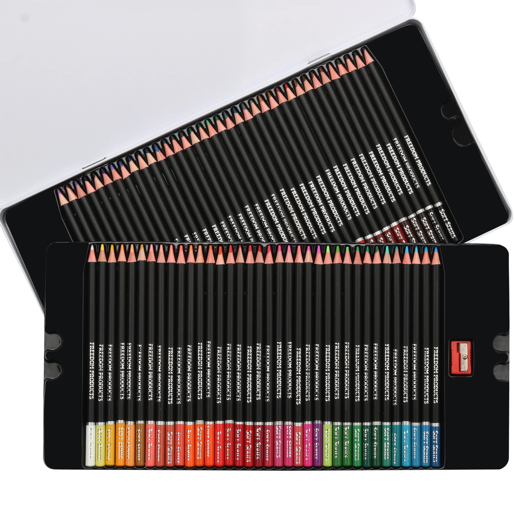 KINGART Pro Soft Core Colored Pencil Collection Set of 72