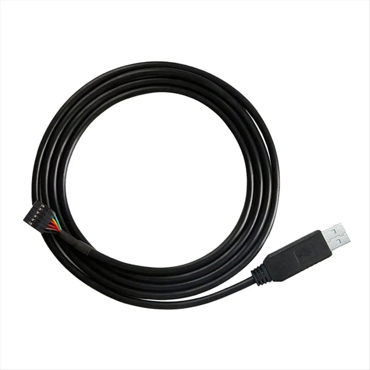 (PQWN) 6핀 TTL-232R-3V3 FTDI FT232 USB 2.0 - TTL 5V 3.3V 다운로드 디버그 케이블 어댑터 모듈 (아두이노용)