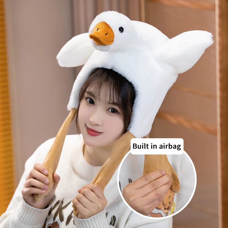 1PC new and high quality Cute Plush Animal Warm Hat Lovely LED Glowing Moving Ears Hats Funny Cosplay Party Caps Kid Gifts