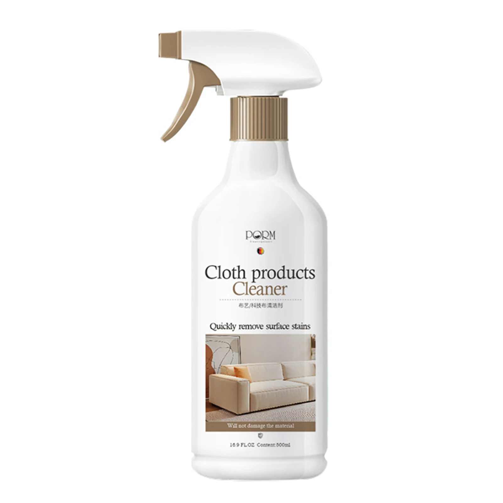 Sofa Cleaning Foam All Purpose Dry Cleaning Fabric Spray 500ml Multifunctional Carpet Cleaning For Living Room Car Bedroom