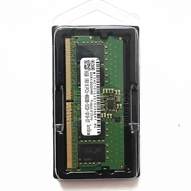 DDR5 SODIMM RAMs 8GB 4800MHz Laptop Memory DDR5 8GB 1RX16  PC5-4800B-SC0-1010-XT
