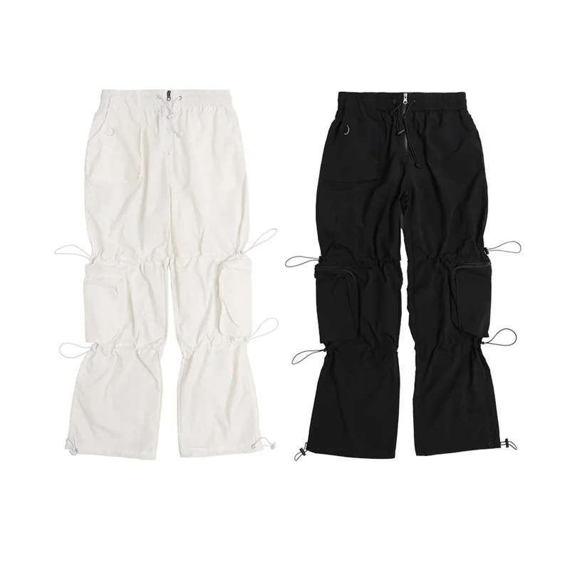 

Retro loose street style work casual pants men and women with the same style of Harajuku high street stretch dance skateboard