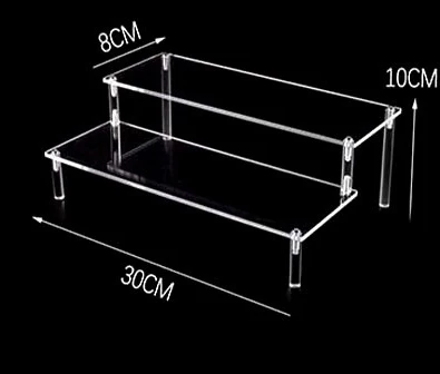 Clear Acrylic Display Stand For Anime Figures Cupcake Shelf Organizer thumbnail 10