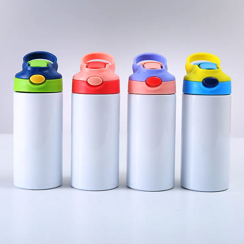 

Stainless Steel Children's Straw Cup Sublimation Insulation Sippy Cup Student Insulated Cup Bouncing Lid Water Bottle