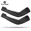 WEST BIKING Cycling Arm Sleeves Sun UV Protection With Finger Hole Ice Silk Golf Fishing Running Sport Arm Cover Arm Compression 1