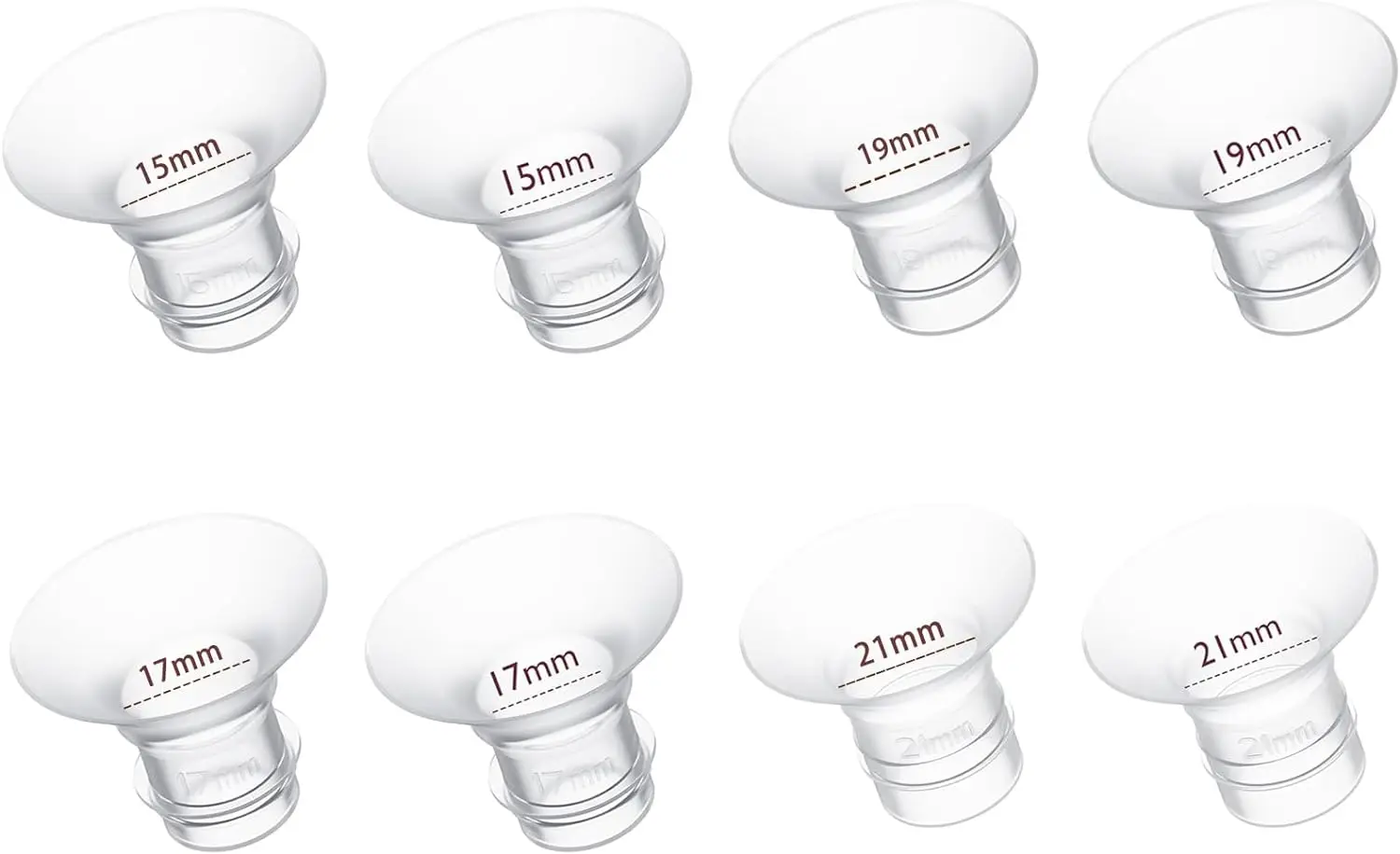 Flange Inserts 13/15/17/19/21mm Compatible with S9/S10/S12 etc 24mm Wearable Breast Pump Breast Pump Flange Insert breast pump accessories