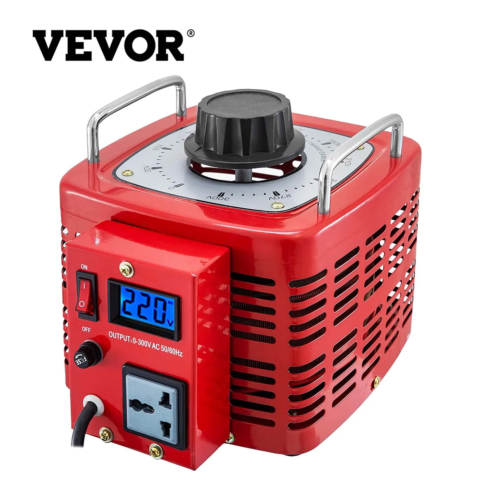 Vevor 220v Variable Transformer, Ac 3000 Va Variac Variable Transformer ...