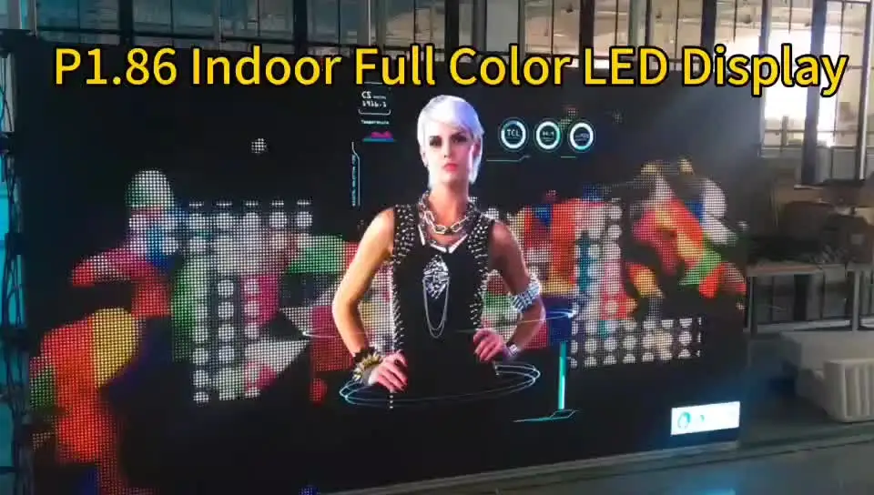 Indoor P1.86 320*160mm 172*86 pixels 1/43 Scan SMD P1.86 Full