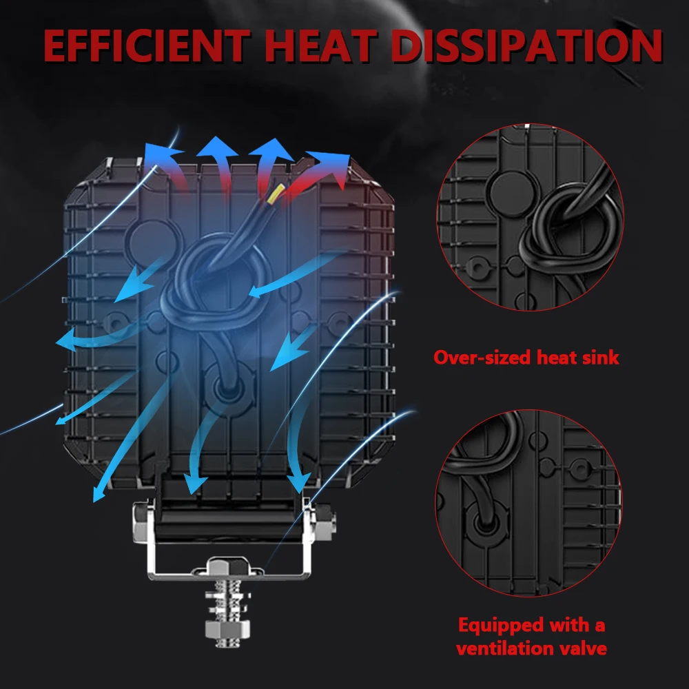 4" Work LED Headlight Light Auto Fog Light Led Light Bar Round Fog Light for Mot