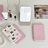 Portable Mini Makeup Pocket Mirror Adjustable Angle Desktop Small Folding Cosmetic Mirrors High Definition Women Vanity Tools 4