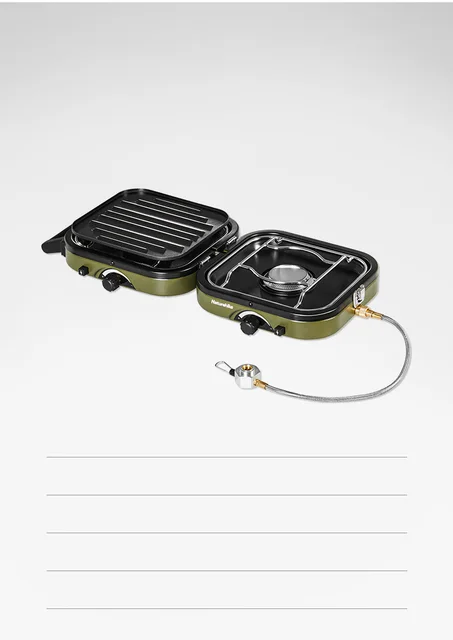 Naturehike New Double-Fire Folding Gas Stove Outdoor Portable Gas Stove  Camping Cookware Outdoor Picnic Cooking High-Power Stove - AliExpress