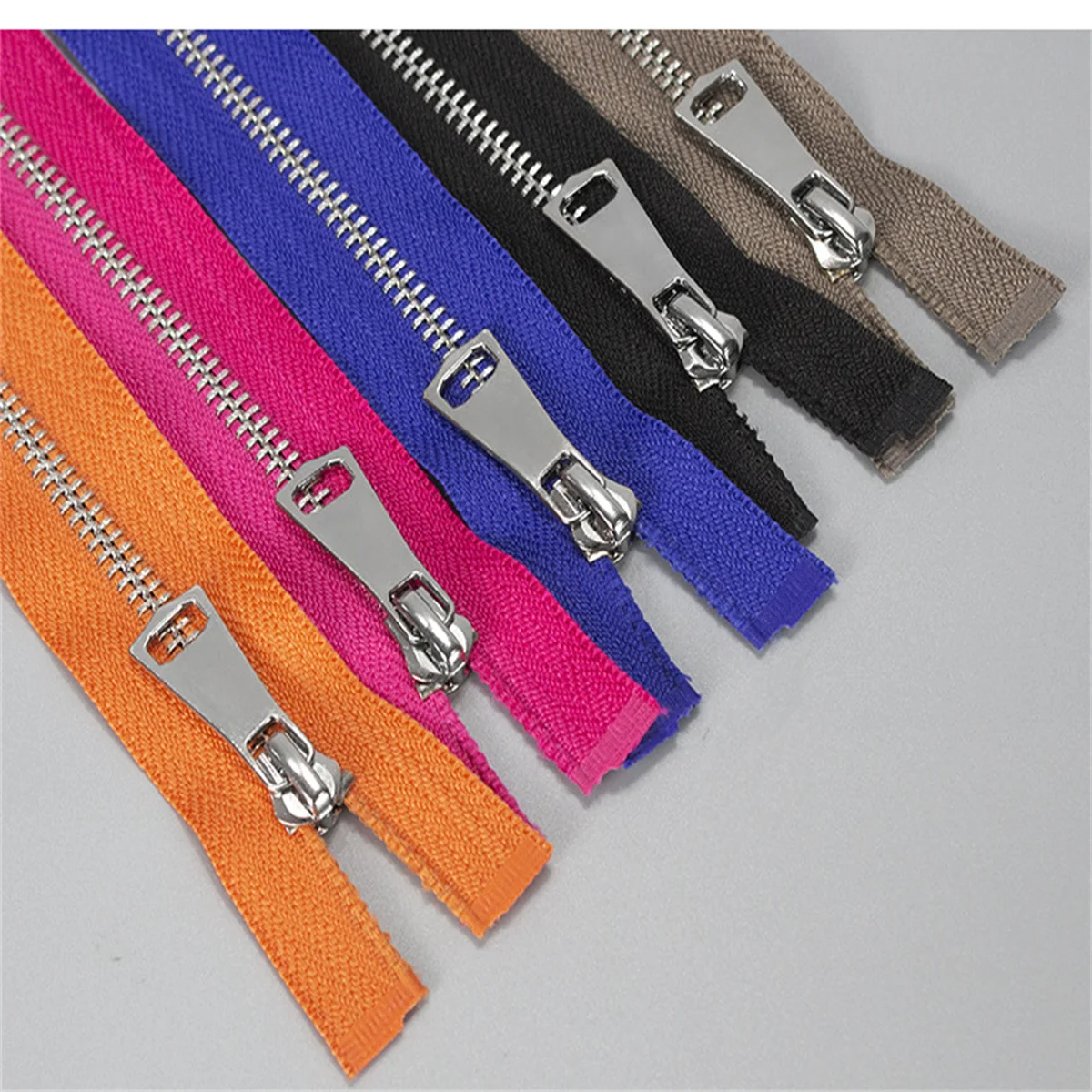 싱글 엔드 오픈 재킷, 지퍼 의류 액세서리, 진짜 구리 금속 지퍼, 10 개, 5 , 40cm