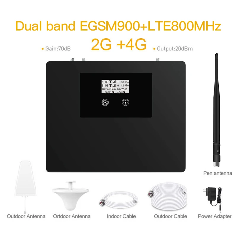 2022 Atnj New Upgrade 2g 4g Lte800 + Egsm900mhz Mobile Signal Booster